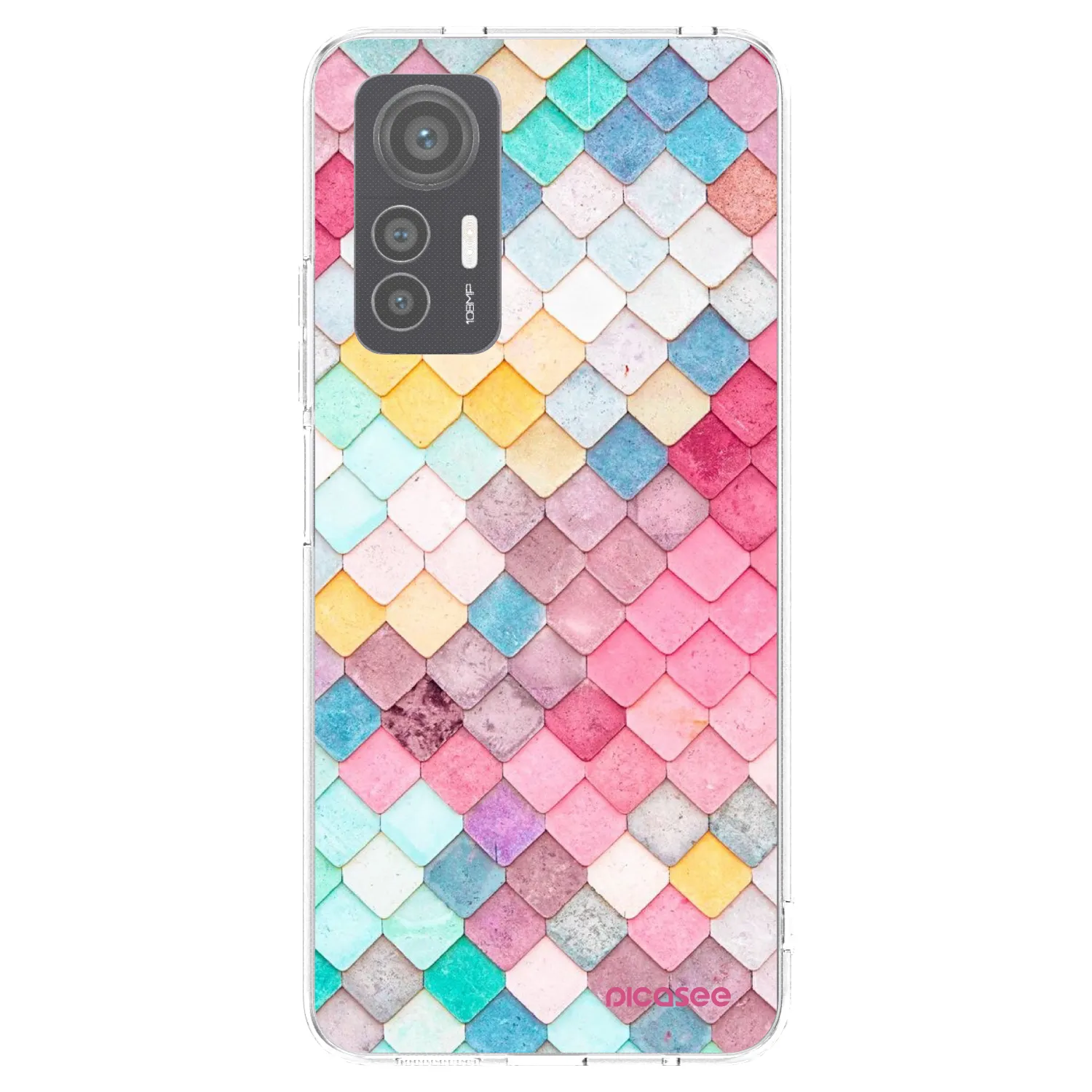 Picasee silikonski prozorni ovitek za Xiaomi 12 Lite - Colorful roof