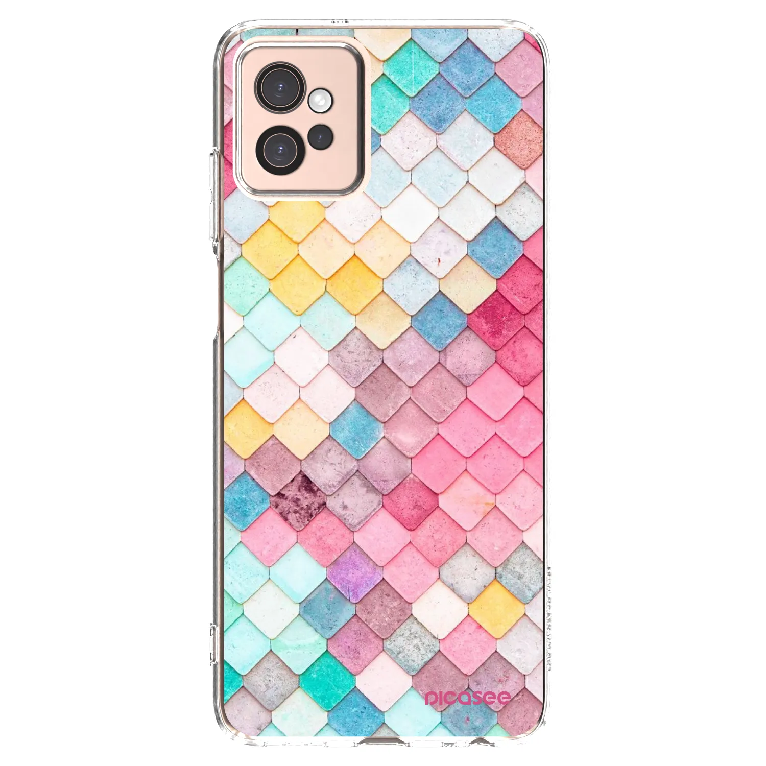 Picasee silikonski prozorni ovitek za Motorola Moto G32 - Colorful roof