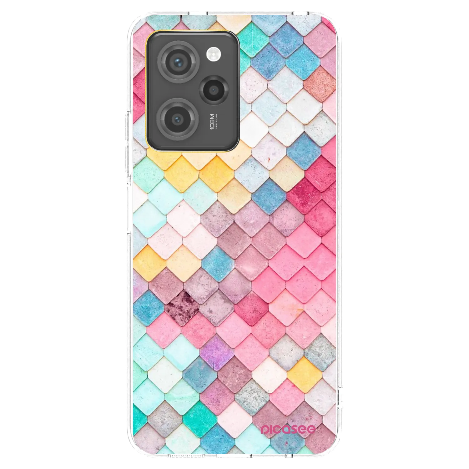 Picasee silikonski črni ovitek za Xiaomi Poco X5 Pro - Colorful roof