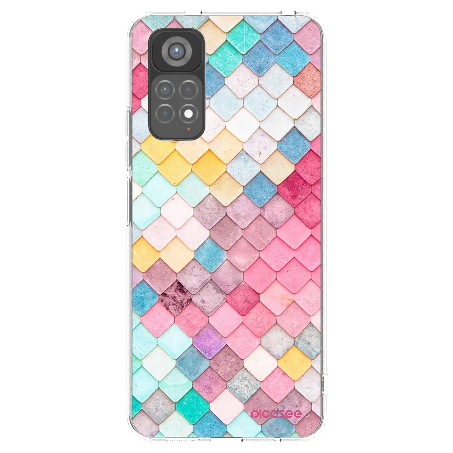Picasee silikonski prozorni ovitek za Xiaomi Redmi Note 11S 5G - Colorful roof