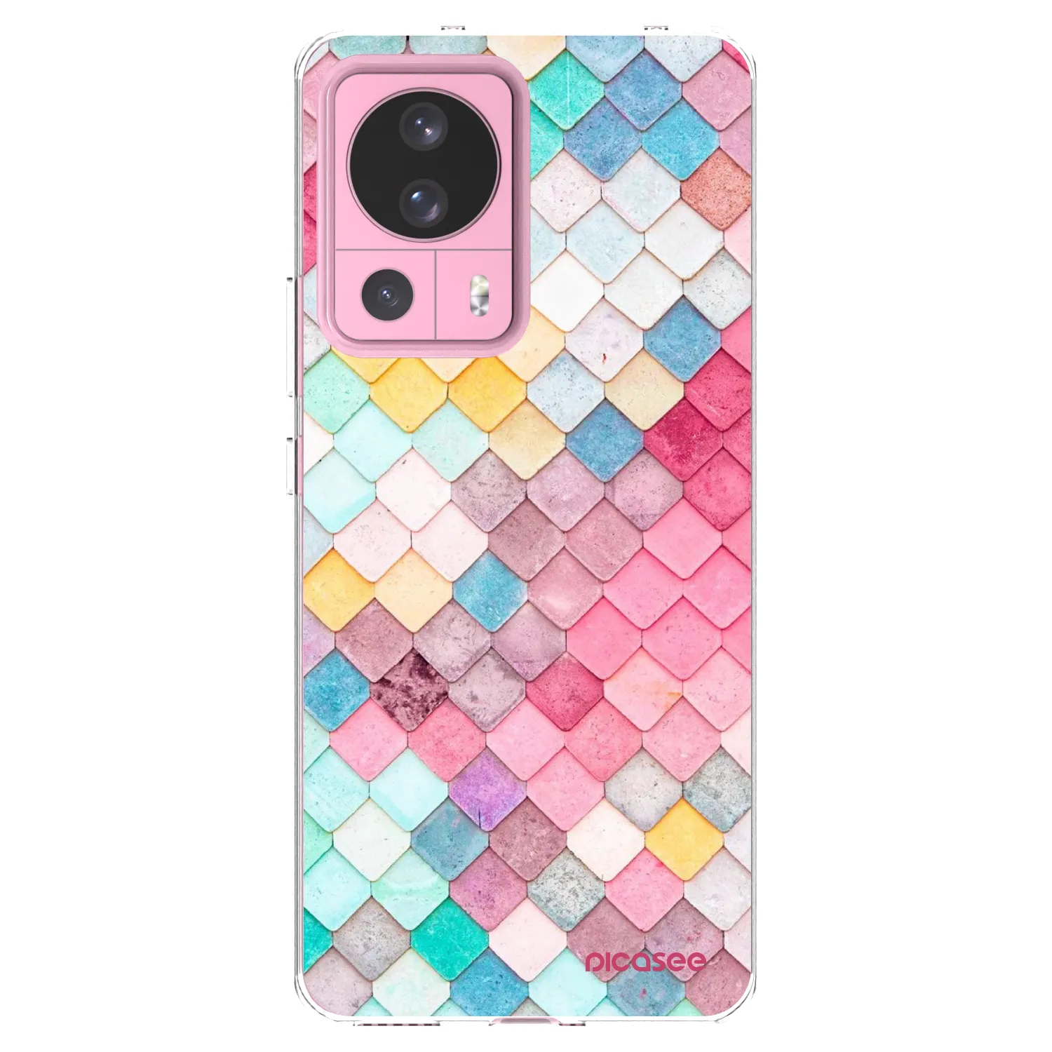 Picasee silikonski prozorni ovitek za Xiaomi 13 Lite - Colorful roof