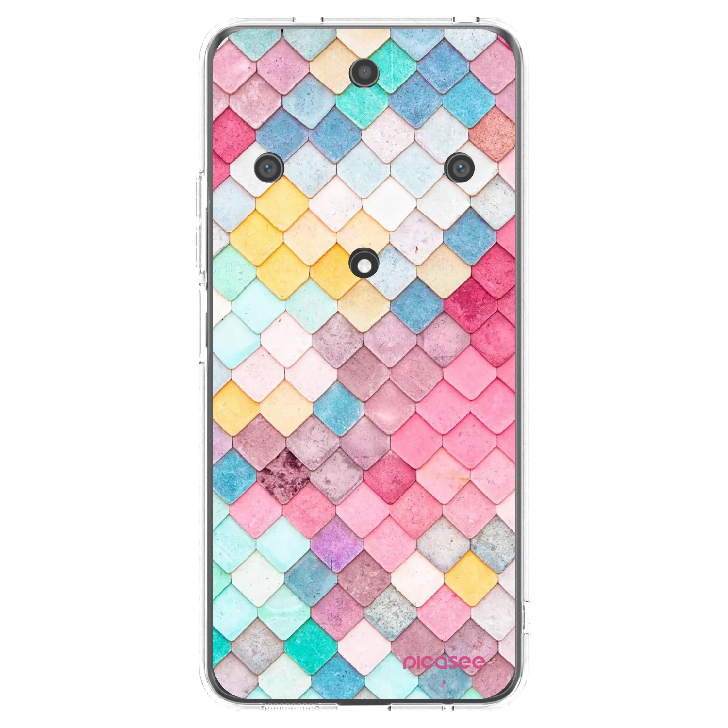 Picasee silikonski prozorni ovitek za Honor Magic5 Lite 5G - Colorful roof