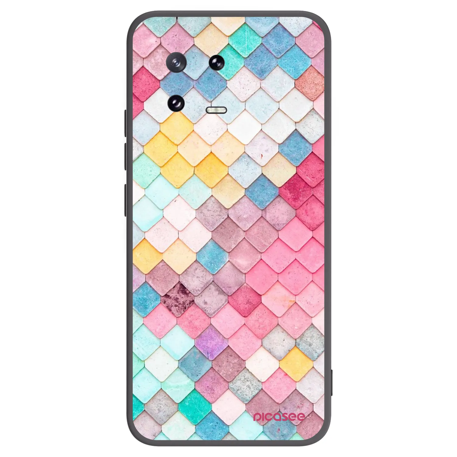 Picasee silikonski črni ovitek za Xiaomi 13 Pro - Colorful roof