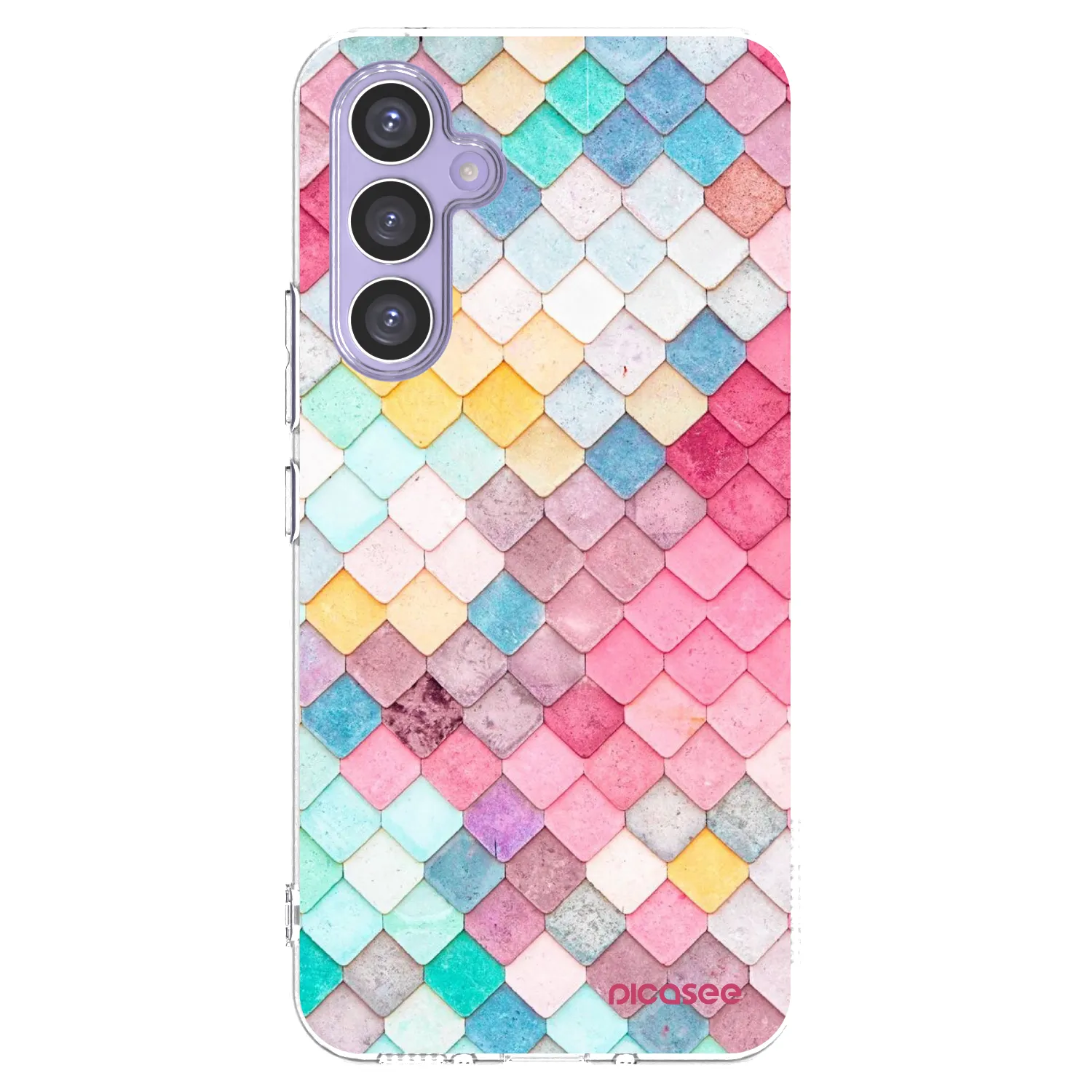 Picasee silikonski prozorni ovitek za Samsung Galaxy A54 5G A546B - Colorful roof