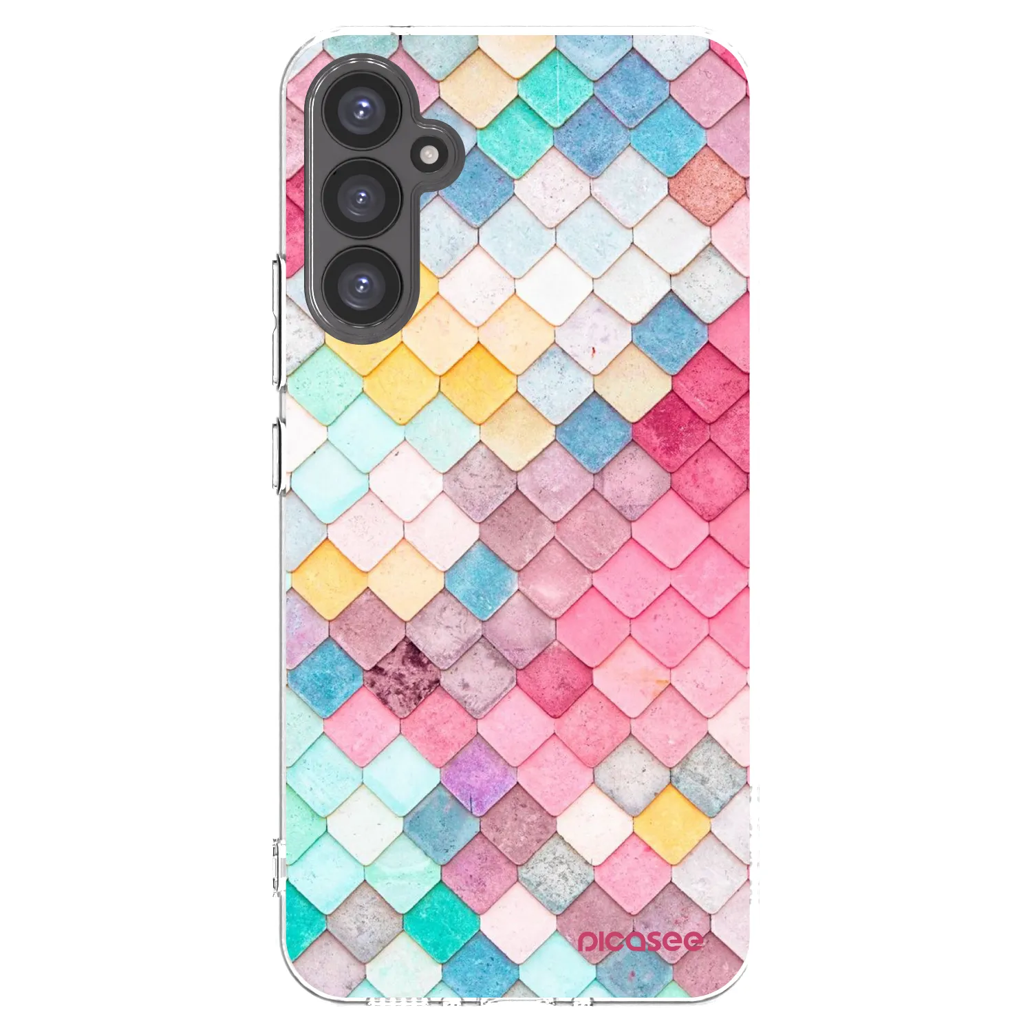Picasee silikonski prozorni ovitek za Samsung Galaxy A34 5G A346B - Colorful roof