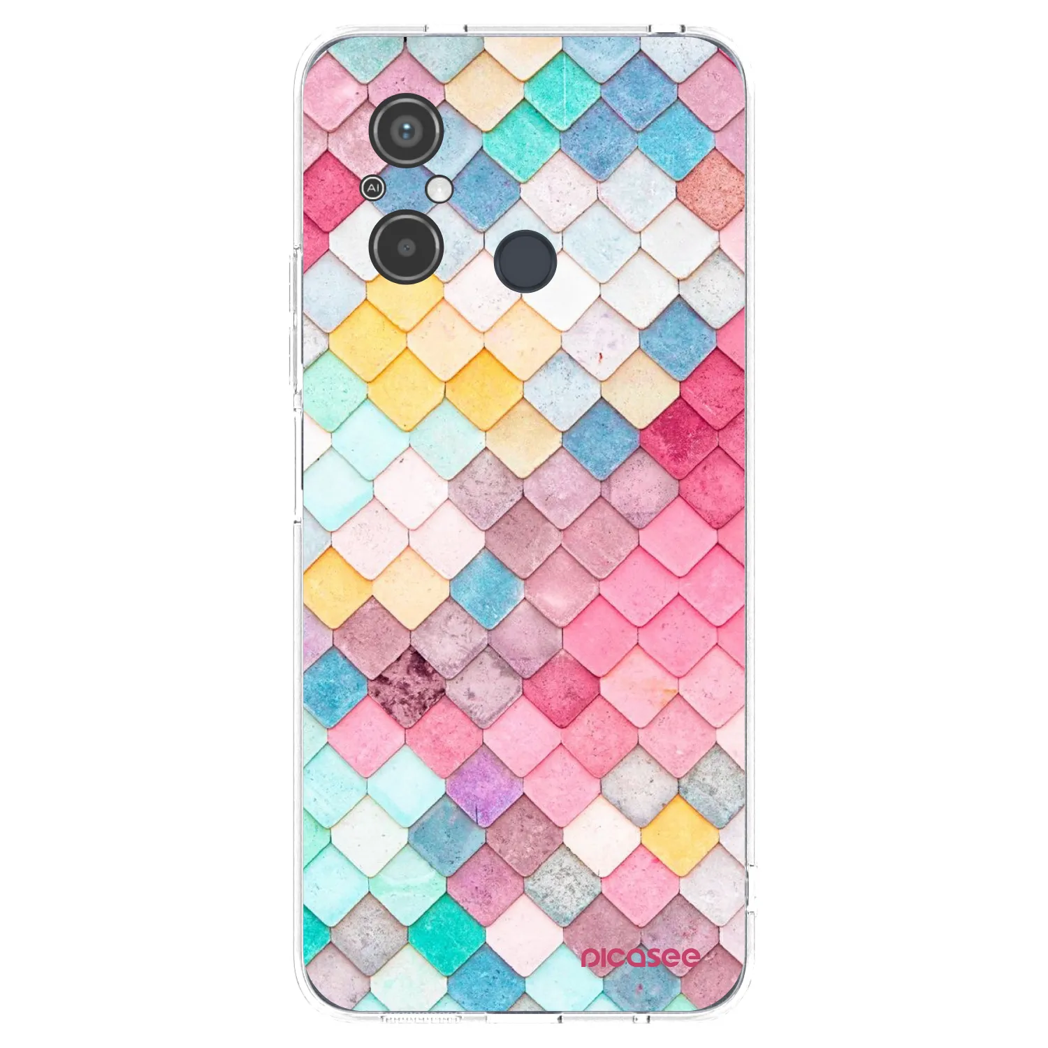 Picasee silikonski prozorni ovitek za Xiaomi Redmi 12C - Colorful roof