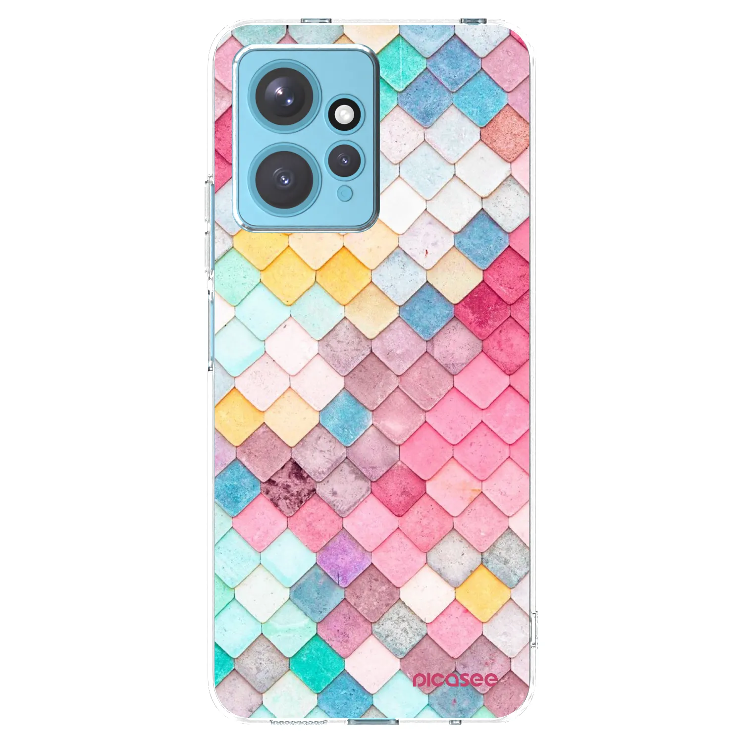 Picasee silikonski prozorni ovitek za Xiaomi Redmi Note 12 4G - Colorful roof