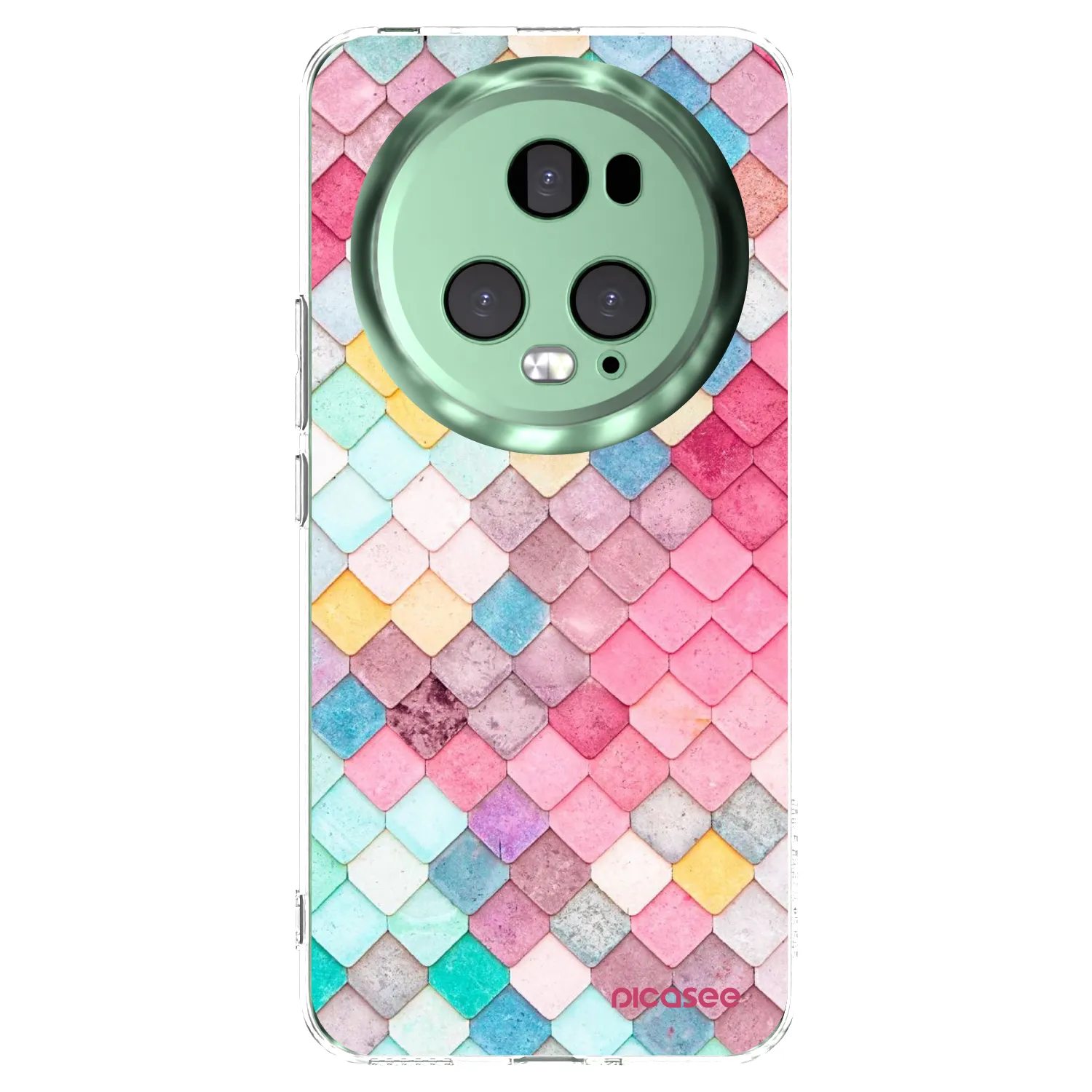 Picasee silikonski prozorni ovitek za Honor Magic5 Pro - Colorful roof