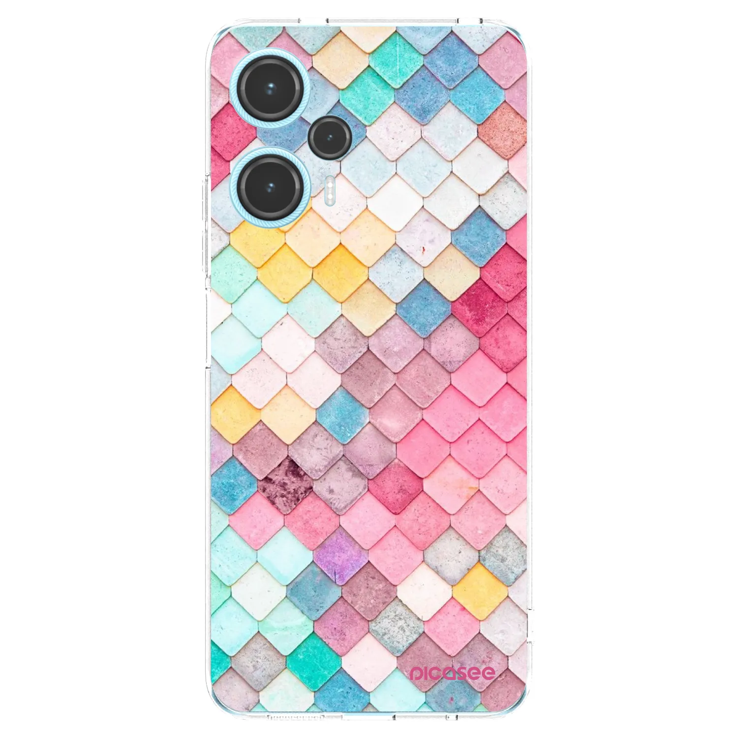 Picasee silikonski prozorni ovitek za Xiaomi Poco F5 - Colorful roof