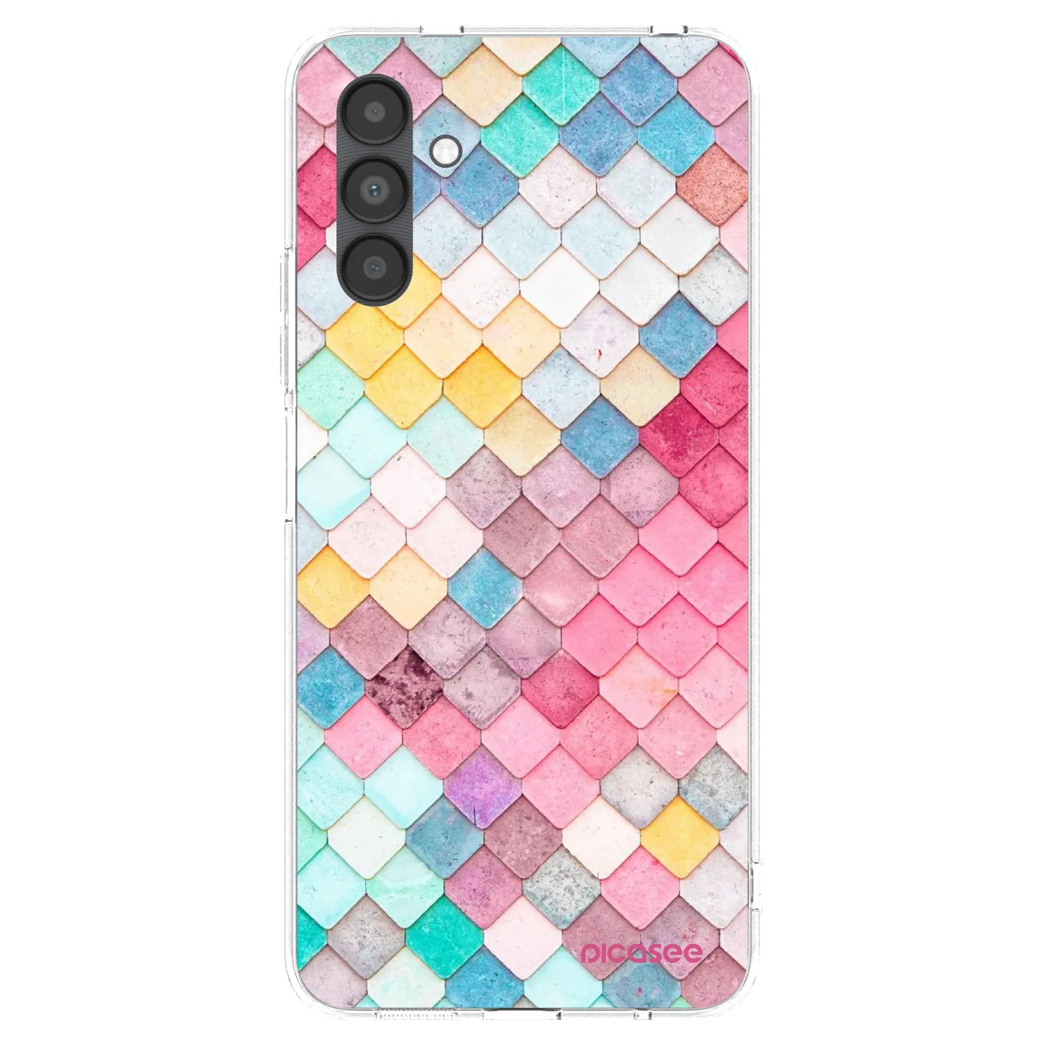 Picasee silikonski prozorni ovitek za Samsung Galaxy A04s A047F - Colorful roof