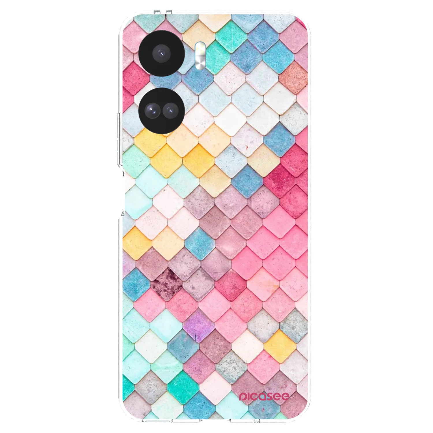 Picasee silikonski prozorni ovitek za Honor 90 Lite 5G - Colorful roof
