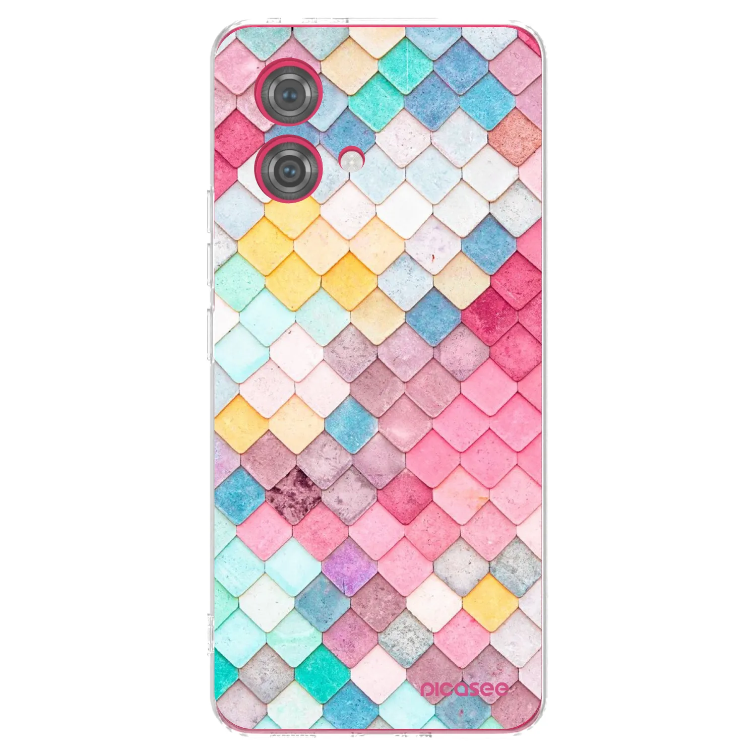 Picasee silikonski prozorni ovitek za Motorola Moto G84 5G - Colorful roof