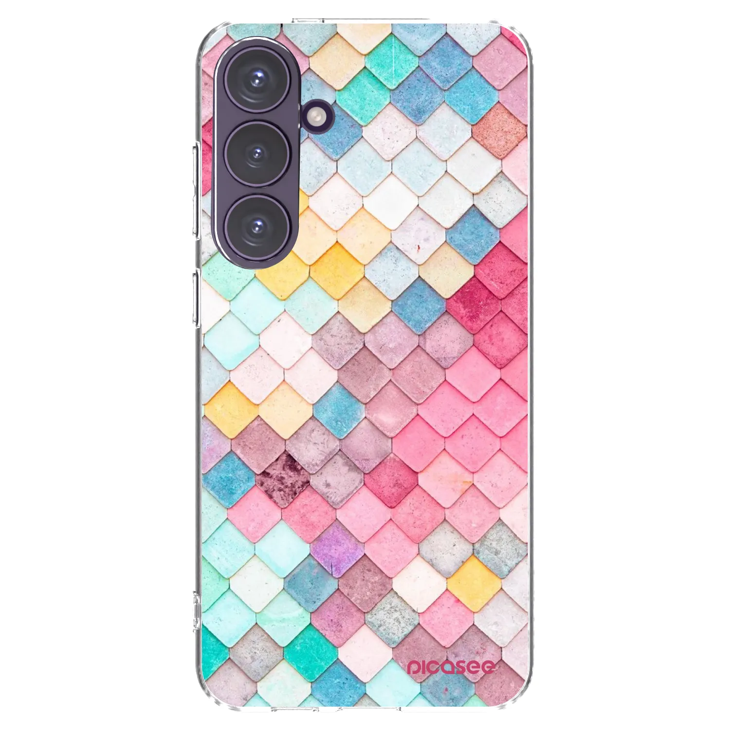 Picasee silikonski prozorni ovitek za Samsung Galaxy S24+ S926B 5G - Colorful roof