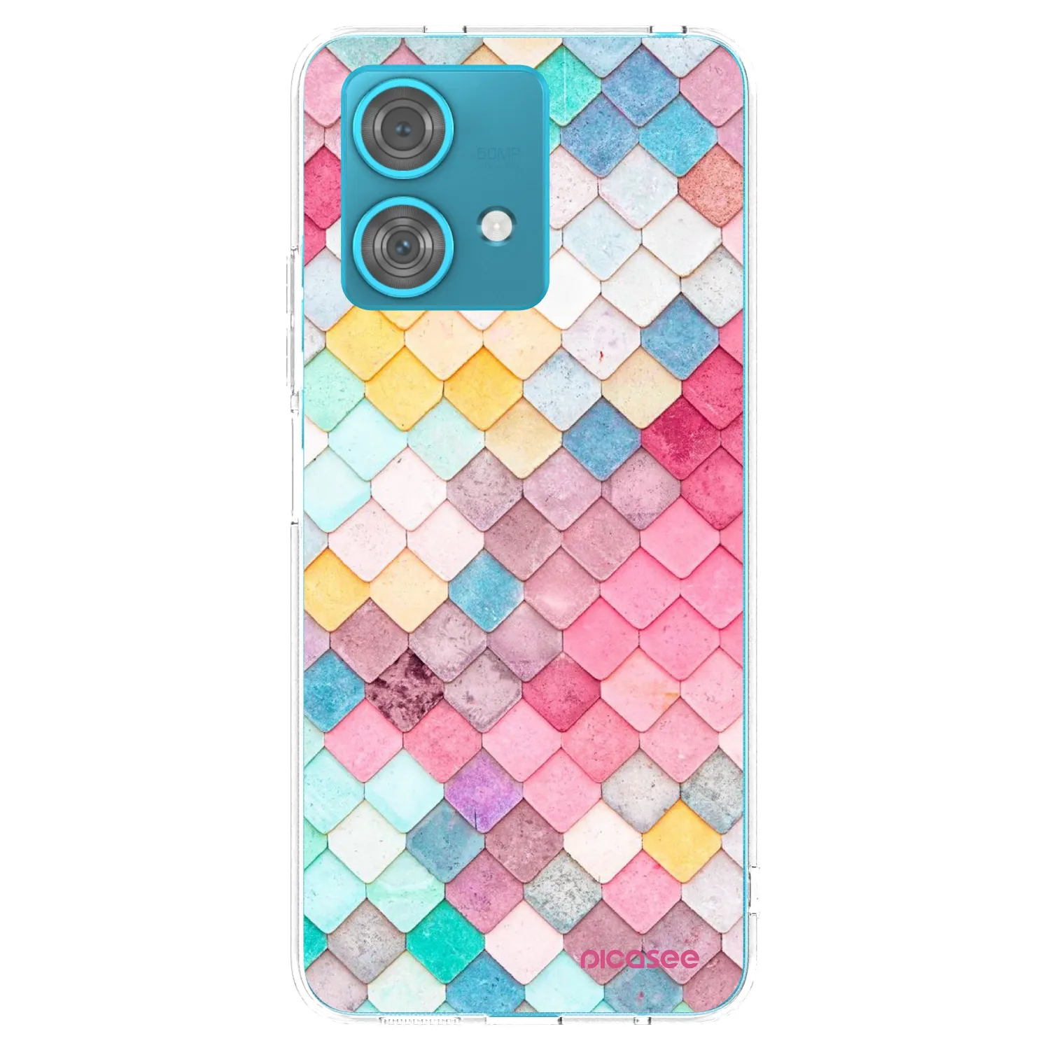 Picasee silikonski prozorni ovitek za Motorola Edge 40 Neo - Colorful roof
