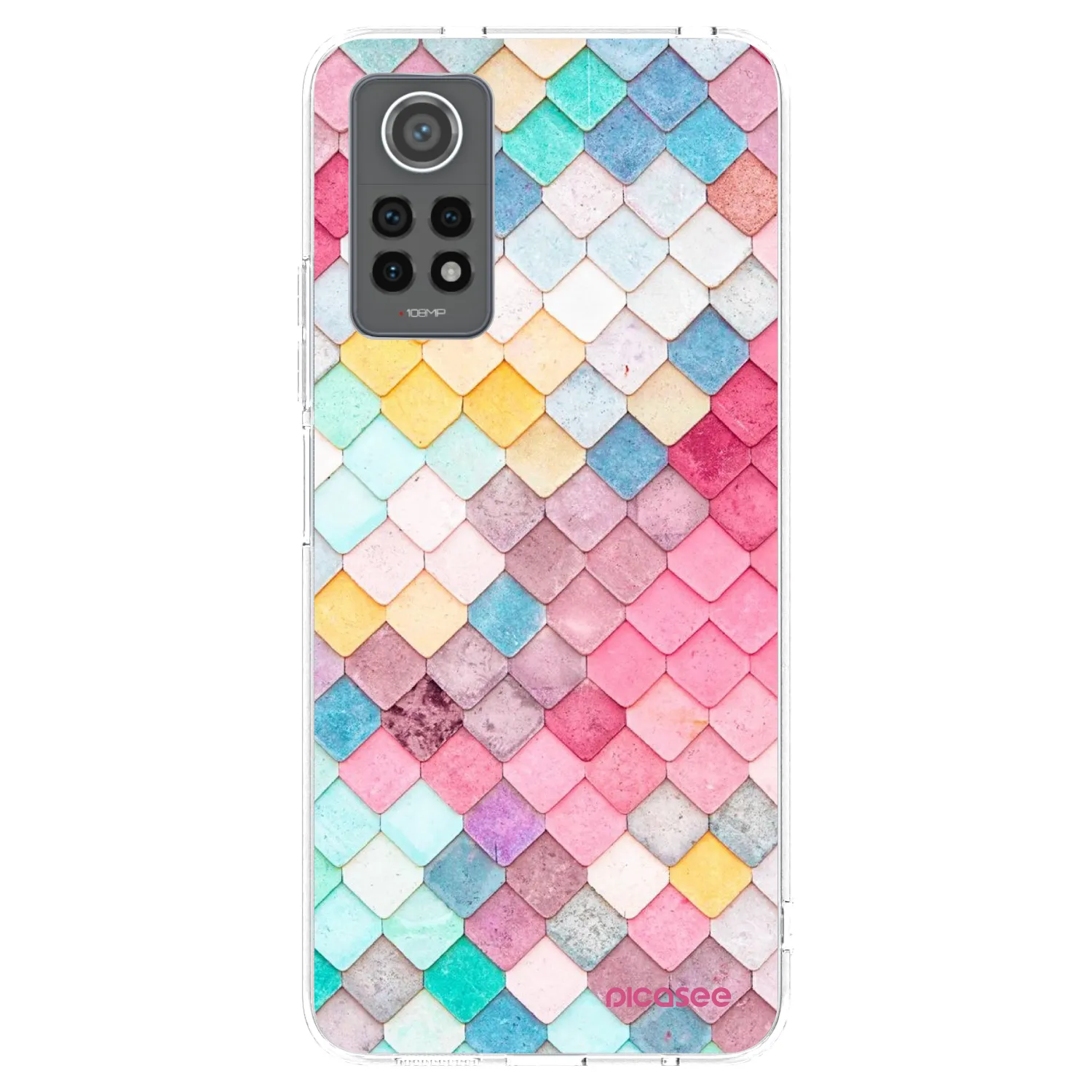 Picasee silikonski prozorni ovitek za Xiaomi Redmi Note 12 Pro 4G - Colorful roof