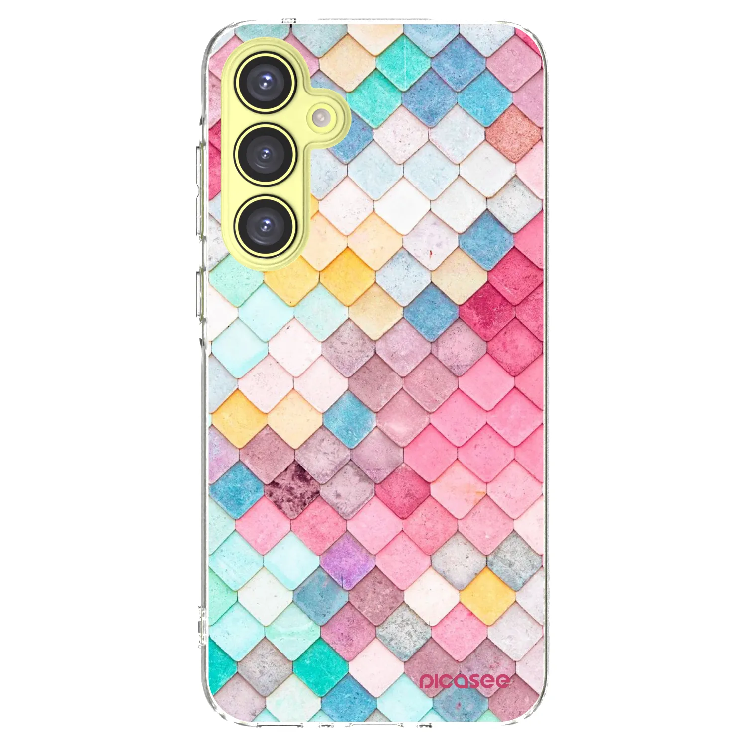 Picasee silikonski prozorni ovitek za Samsung Galaxy A35 5G A356B - Colorful roof