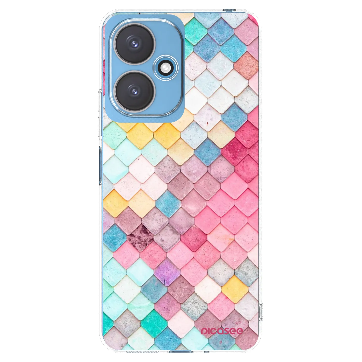Picasee silikonski prozorni ovitek za Xiaomi Redmi 13C 5G - Colorful roof