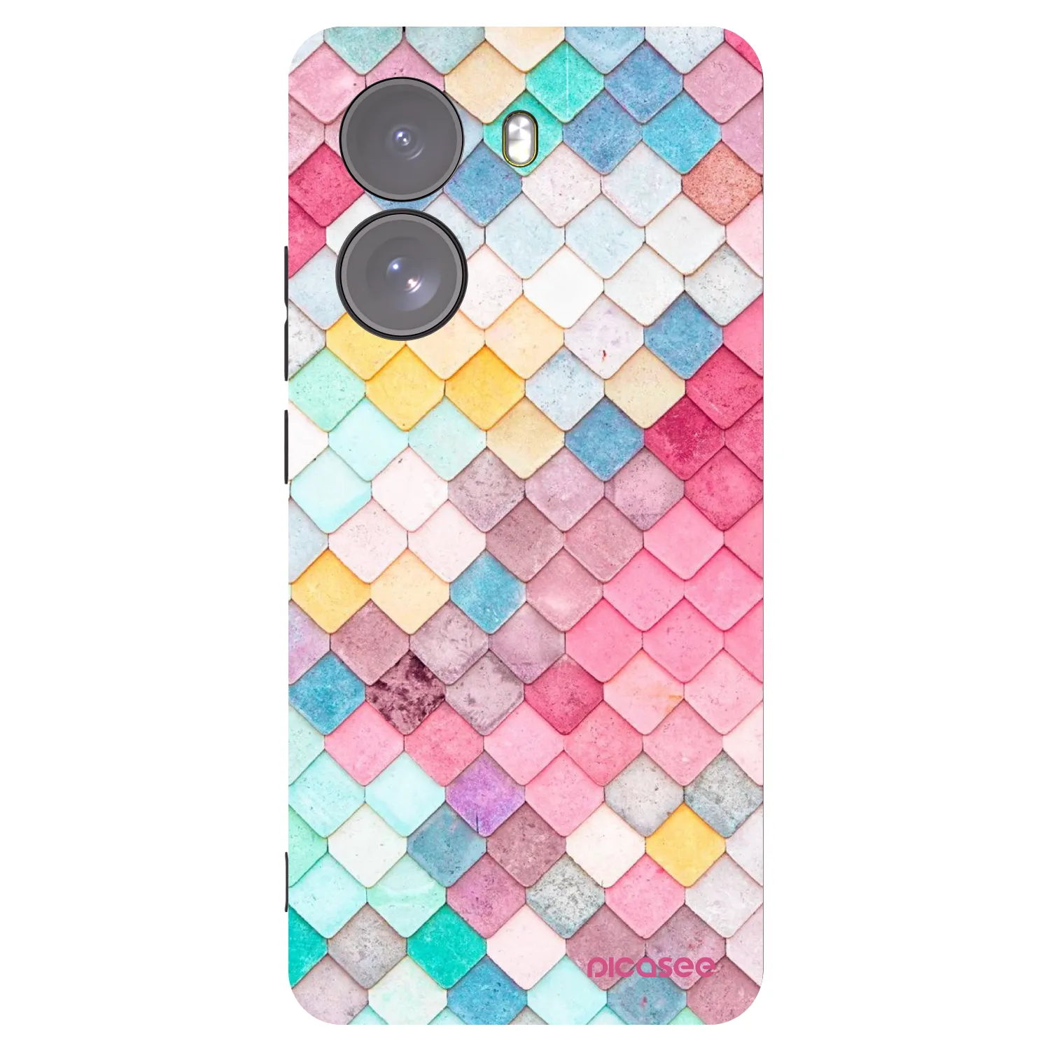 Picasee silikonski črni ovitek za Xiaomi Poco X7 - Colorful roof