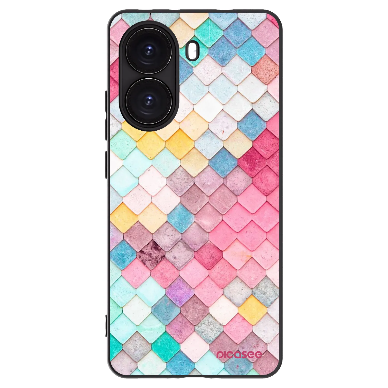 Picasee silikonski črni ovitek za Xiaomi Poco X7 Pro 5G - Colorful roof