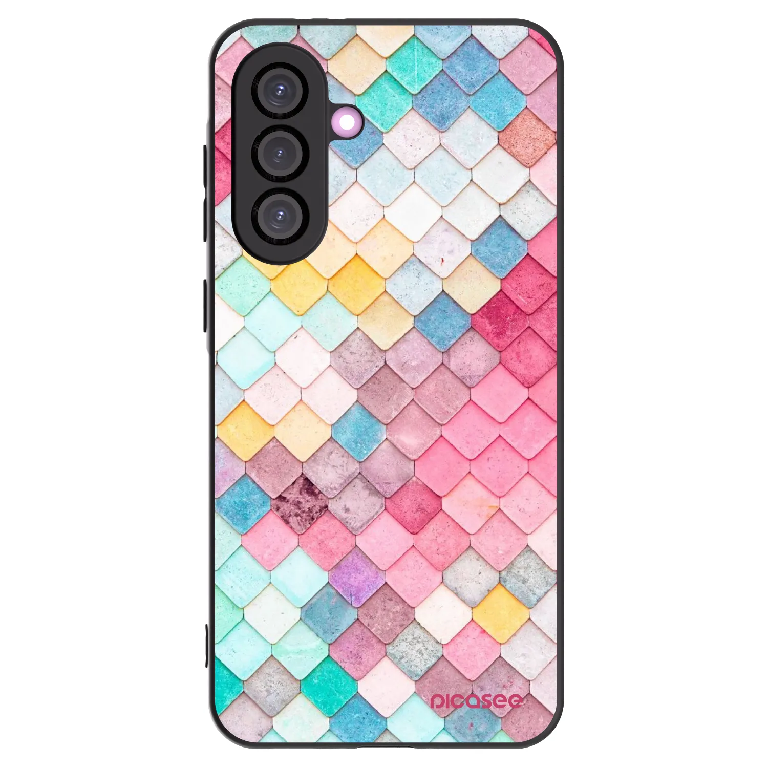 Picasee silikonski črni ovitek za Samsung Galaxy A56 5G A566B - Colorful roof