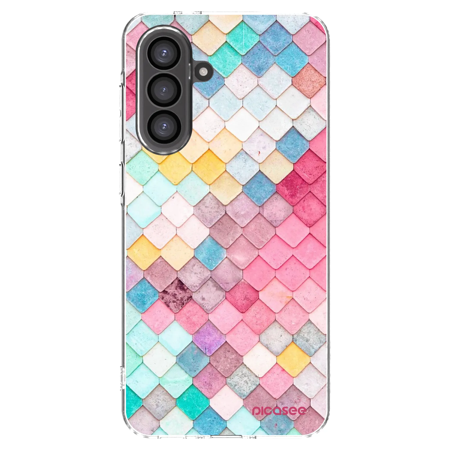 Picasee silikonski prozorni ovitek za Samsung Galaxy A36 5G - Colorful roof