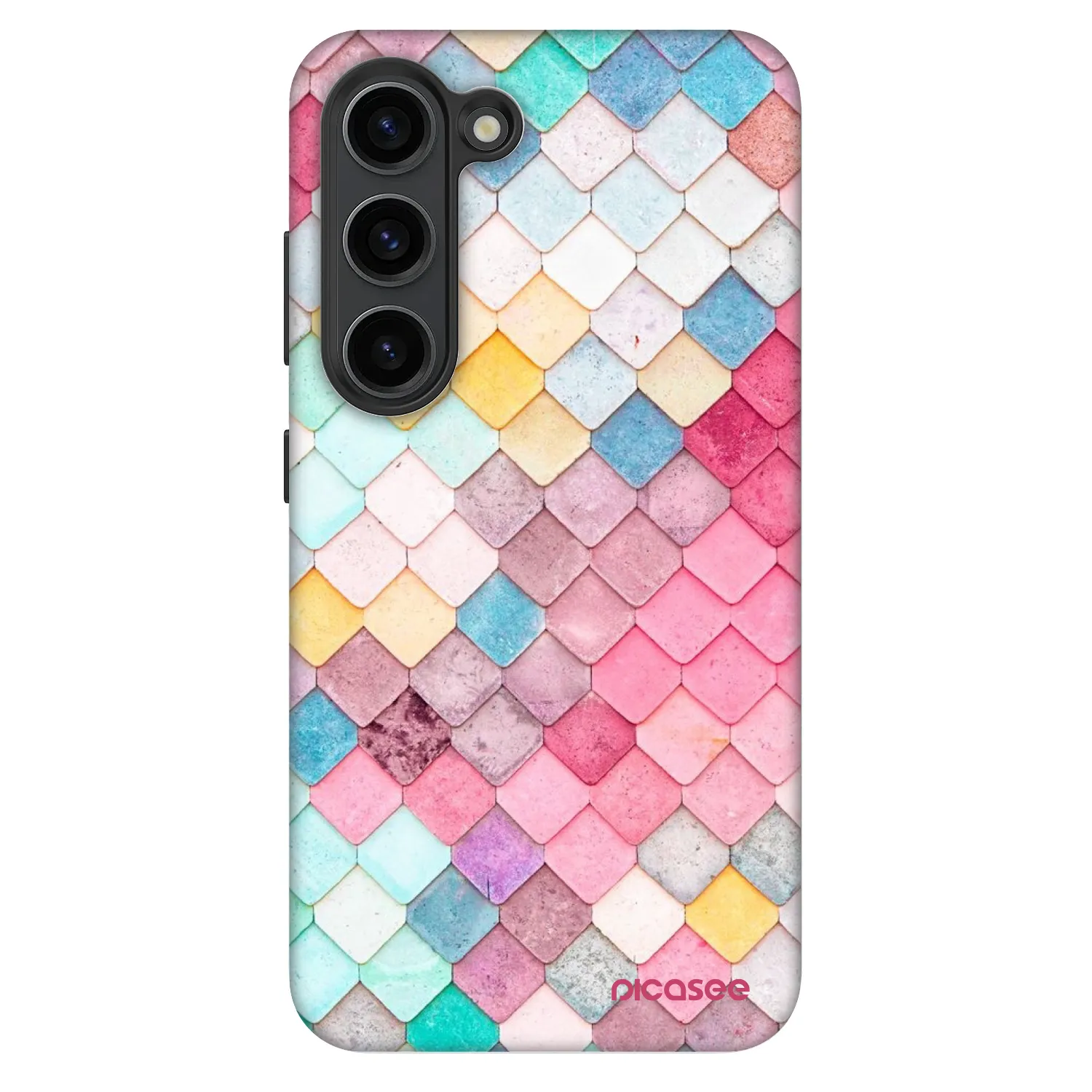 Picasee Fashion Case za Samsung Galaxy S23 5G - Colorful roof