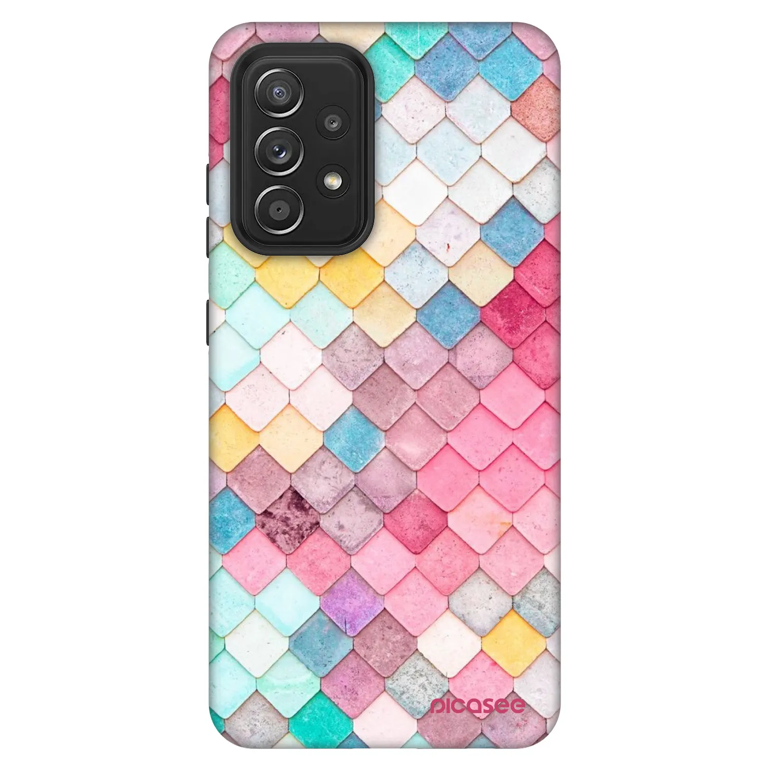 Picasee Fashion Case za Samsung Galaxy A52 5G A525F - Colorful roof
