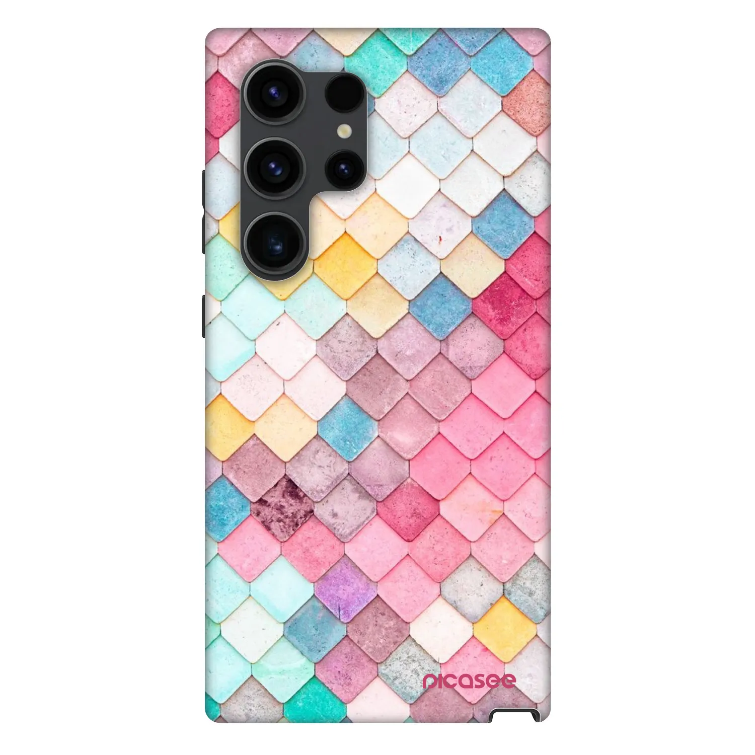 Picasee Fashion Case PowerShare pro Samsung Galaxy S24 Ultra S928B 5G - Colorful roof