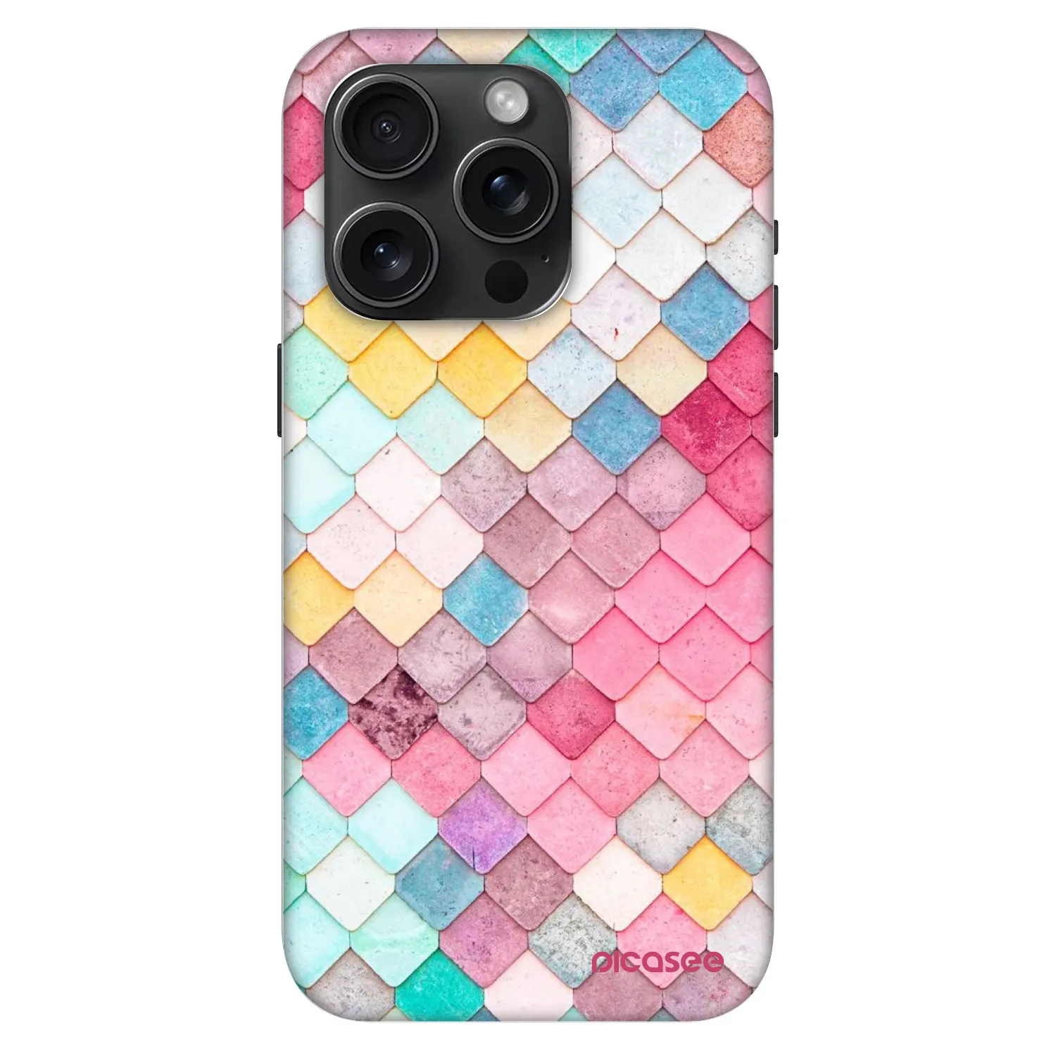 Picasee Fashion Case MagSafe za Apple iPhone 15 Pro - Colorful roof