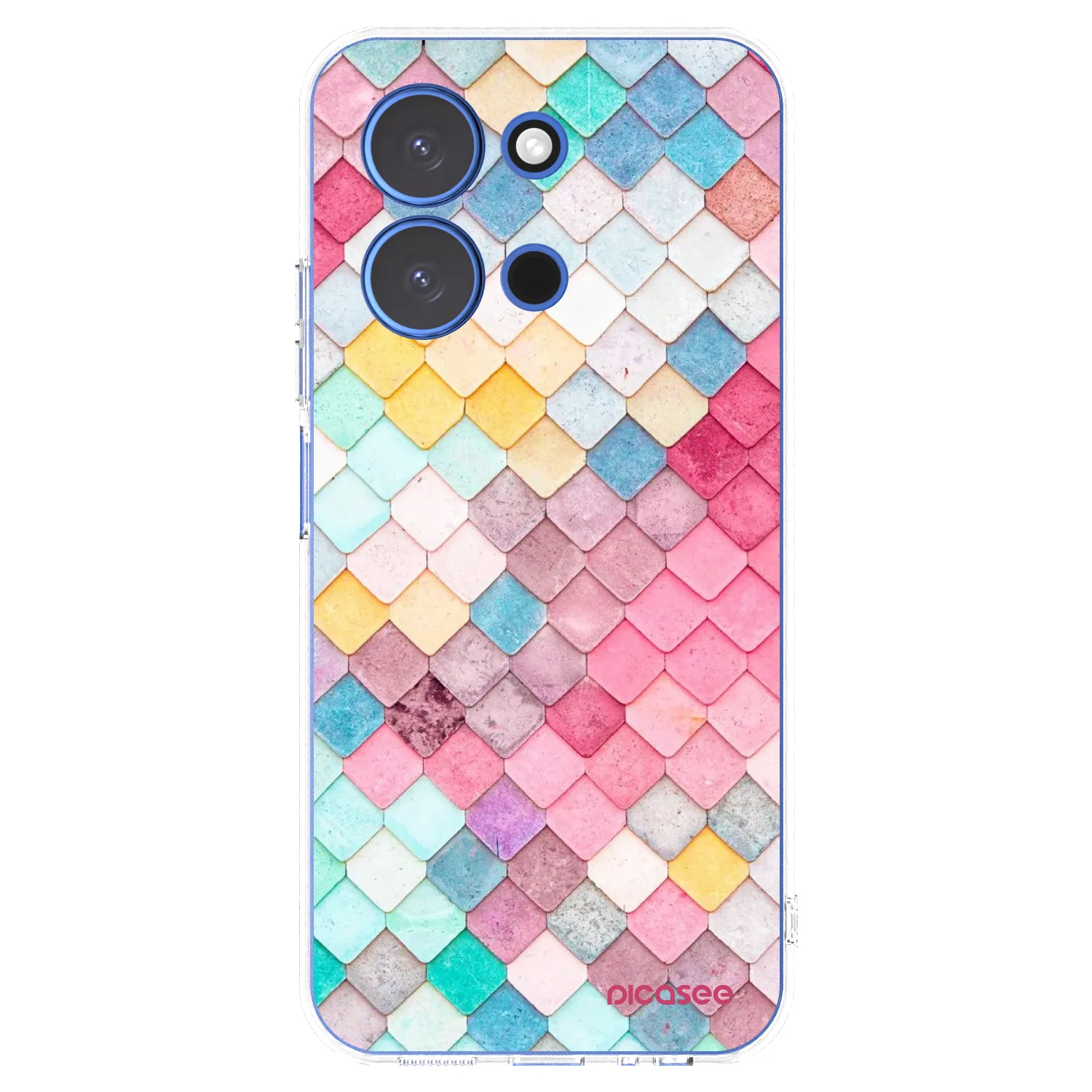 Picasee silikonski prozorni ovitek za Xiaomi Redmi 15C 4G - Colorful roof