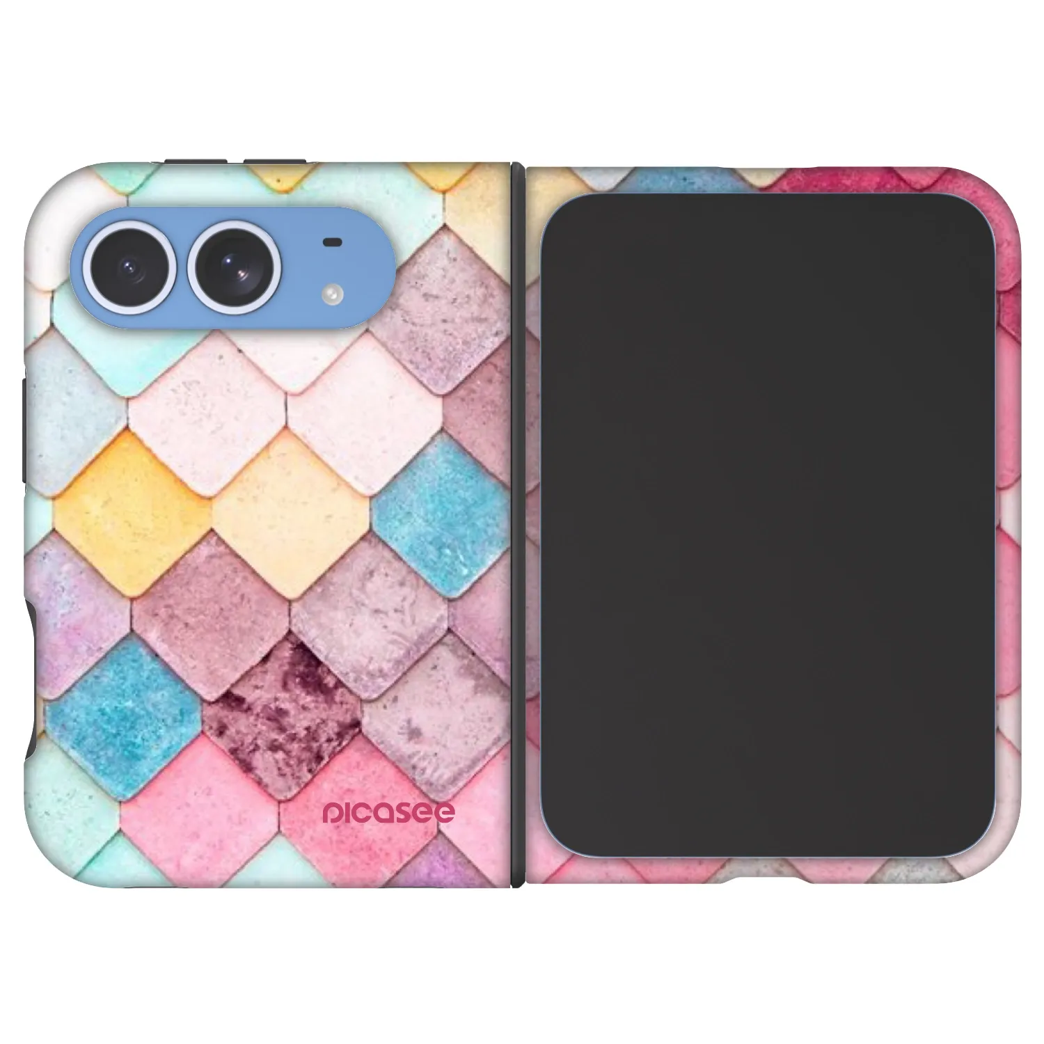 Picasee Fashion Case MagSafe za Apple iPhone Duo - Colorful roof