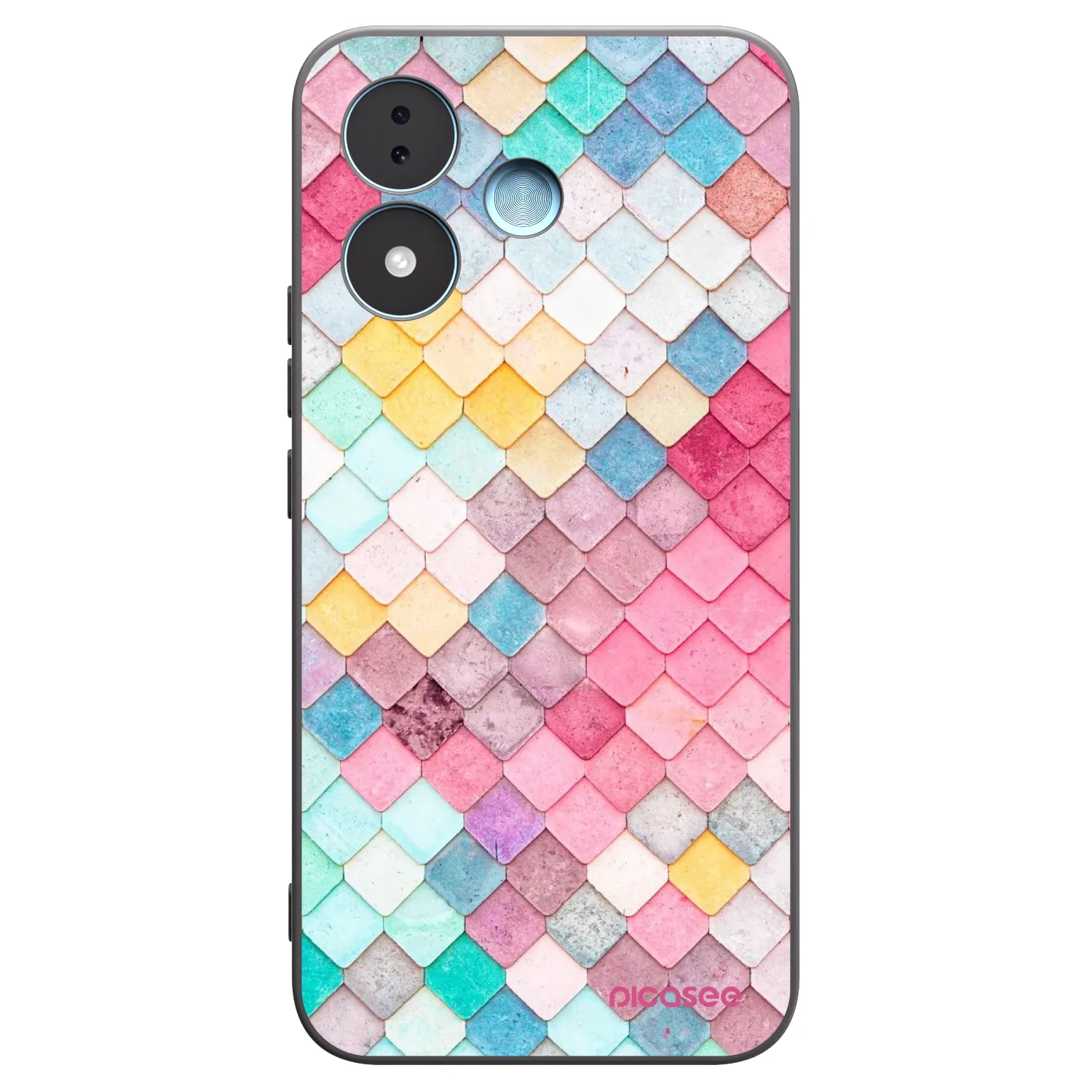 Picasee silikonski črni ovitek za Xiaomi Redmi Note 17 5G - Colorful roof