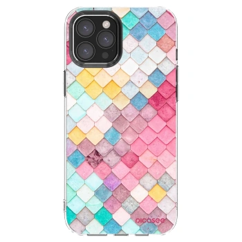 Picasee silikonski prozorni ovitek za Apple iPhone 12 Pro Max - Colorful roof