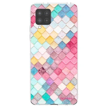 Picasee silikonski prozorni ovitek za Samsung Galaxy A42 A426B - Colorful roof