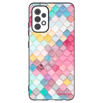 Picasee silikonski črni ovitek za Samsung Galaxy A32 5G A326B - Colorful roof