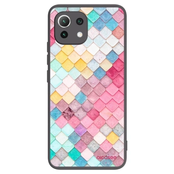 Picasee silikonski črni ovitek za Xiaomi Mi 11 Lite - Colorful roof