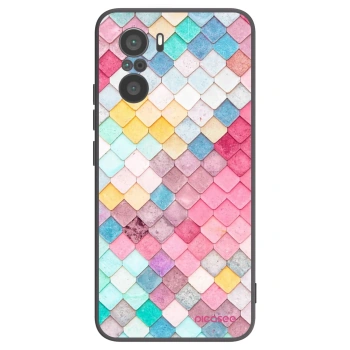 Picasee silikonski črni ovitek za Xiaomi Poco F3 - Colorful roof