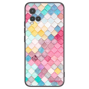 Picasee silikonski črni ovitek za Vivo Y33s - Colorful roof