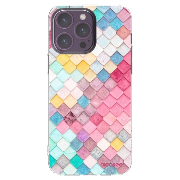 Picasee silikonski prozorni ovitek za Apple iPhone 14 Pro Max - Colorful roof