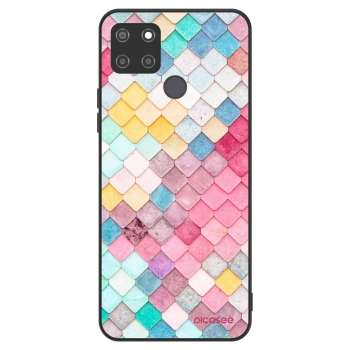 Ovitek za Realme C21Y - Colorful roof