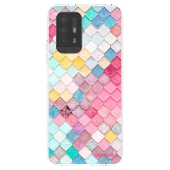 Picasee silikonski prozorni ovitek za OPPO A94 5G - Colorful roof