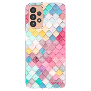 Picasee silikonski prozorni ovitek za Samsung Galaxy A23 A236B 5G - Colorful roof