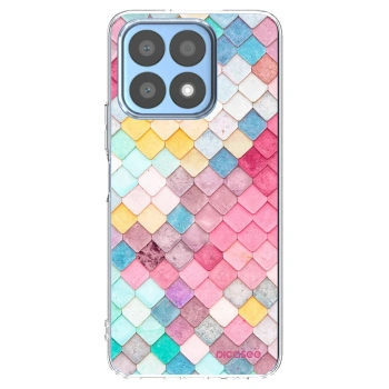 Picasee silikonski prozorni ovitek za Honor X8a - Colorful roof