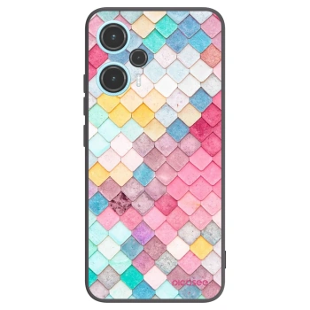 Picasee silikonski črni ovitek za Xiaomi Poco F5 - Colorful roof