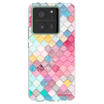 Picasee silikonski prozorni ovitek za Xiaomi 13T Pro - Colorful roof