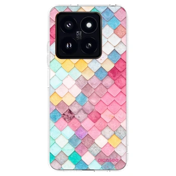 Picasee silikonski prozorni ovitek za Xiaomi 14 Pro - Colorful roof