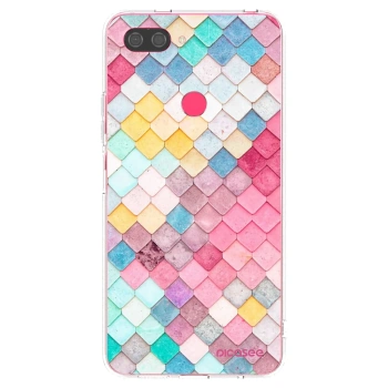 Picasee silikonski prozorni ovitek za Xiaomi Mi 8 Lite - Colorful roof