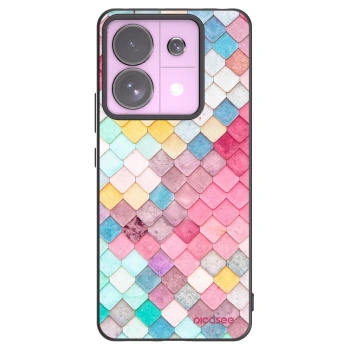 Picasee silikonski črni ovitek za Xiaomi Redmi Note 13 Pro 5G - Colorful roof