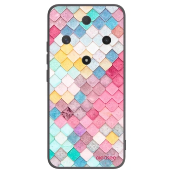 Picasee silikonski črni ovitek za Honor Magic6 Lite 5G - Colorful roof