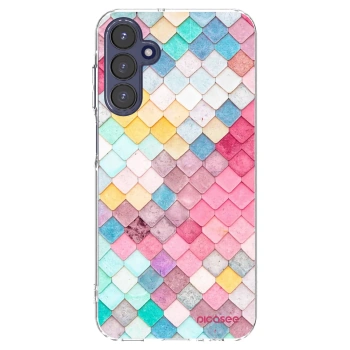 Picasee silikonski prozorni ovitek za Samsung Galaxy A15 A155F 4G - Colorful roof